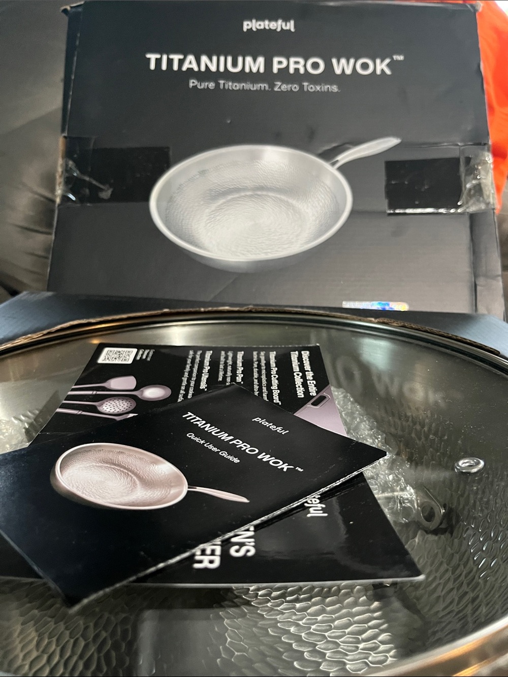 Titanium Pro Wok — Silver Finish